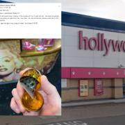 The drugs were found inside a child's toy egg from an arcade machine