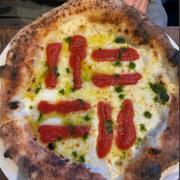 The Margherita Sbagliata pizza at Fatto a Mano