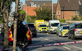 The scene in Hainault, east London, following reports of stabbings (Peter Kingdom/PA)