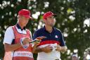 Caddie Ted Scott, left, will attend his daughter’s high school graduation on Saturday rather than work for Scottie Scheffler at the US PGA (Zac Goodwin/PA)