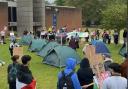A camp at the University of Sussex