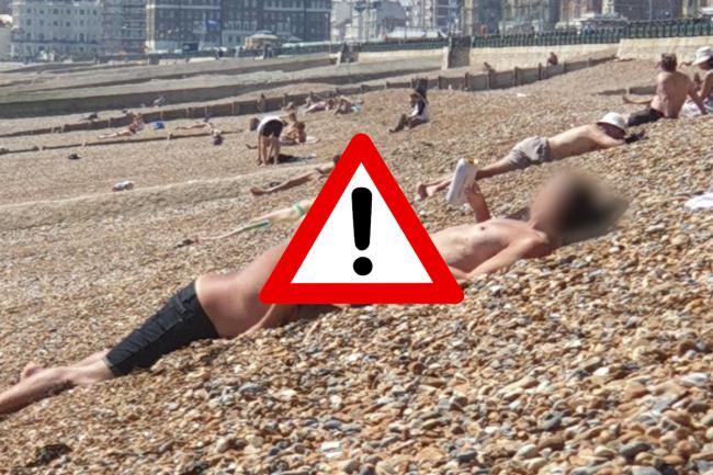 Shock at couple's public sex act on busy beach in Hove