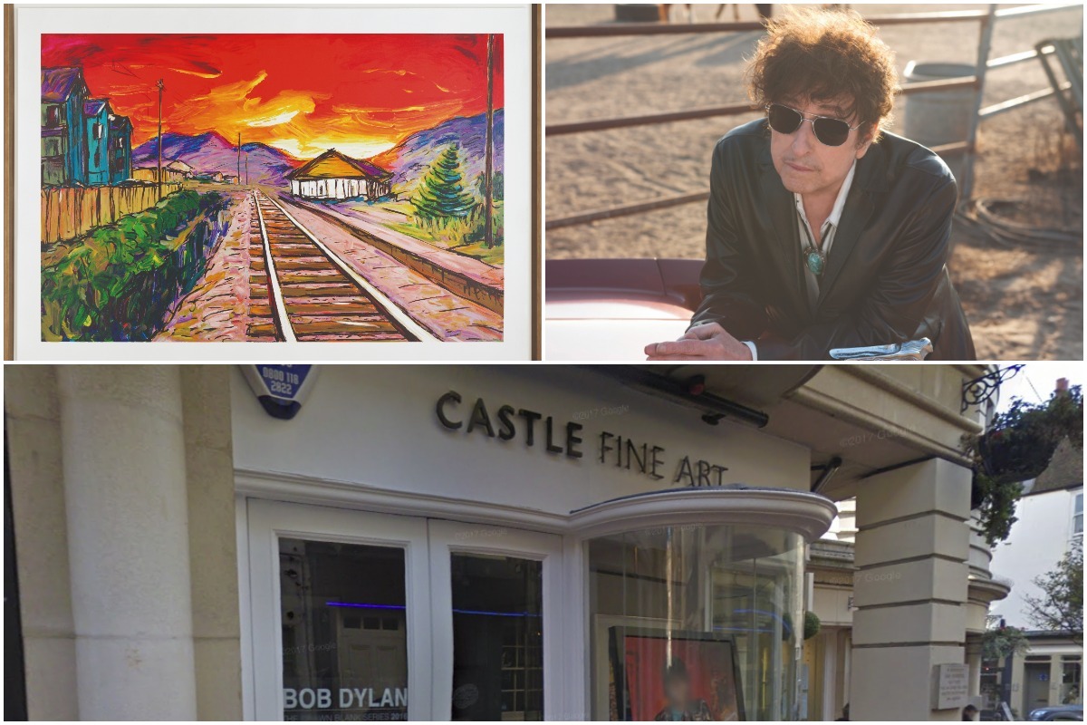 Bob Dylan Artwork On Sale In Castle Fine Art Gallery In Brighton The Argus