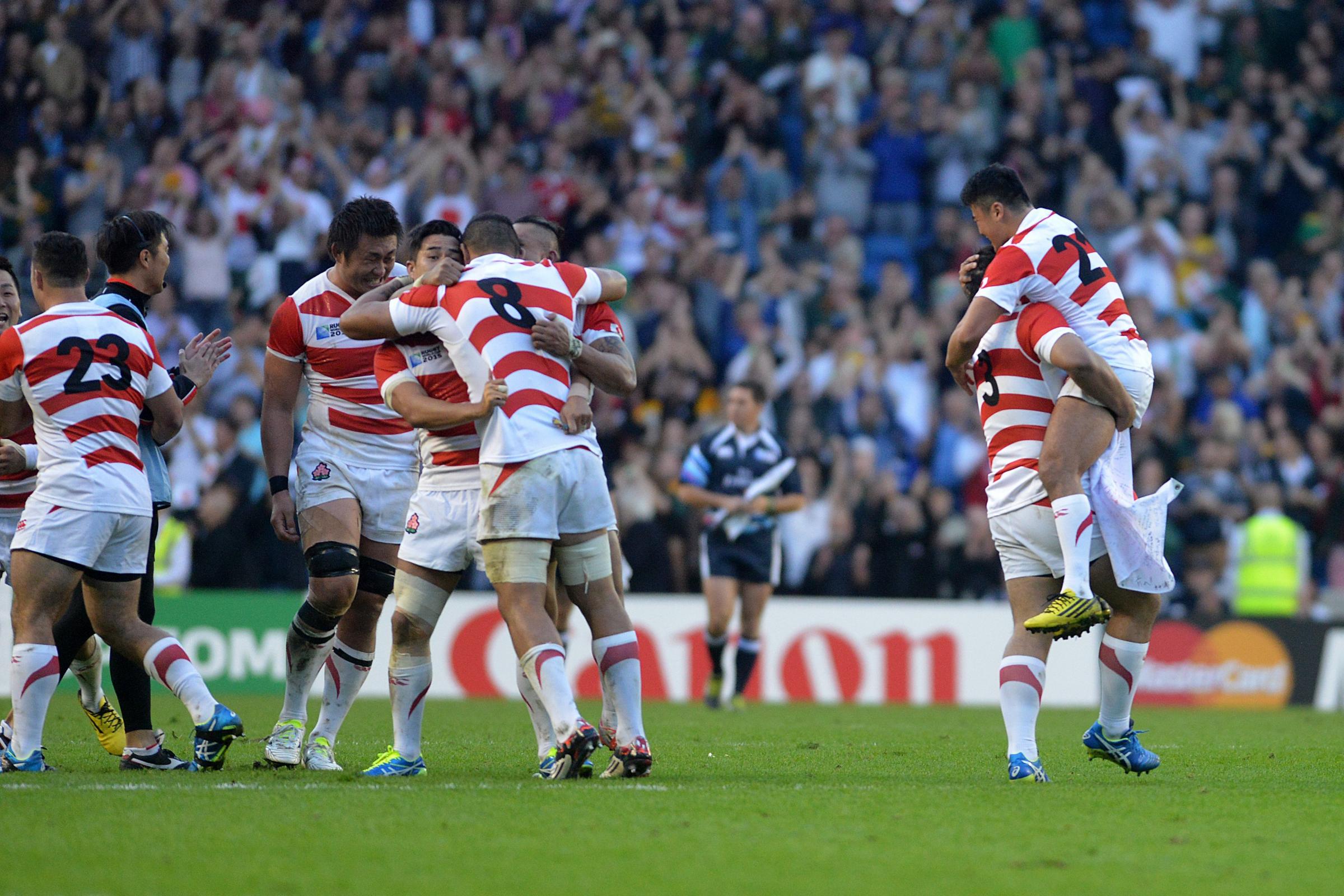 A look back at Japan beat South Africa at the 2015 Rugby World Cup