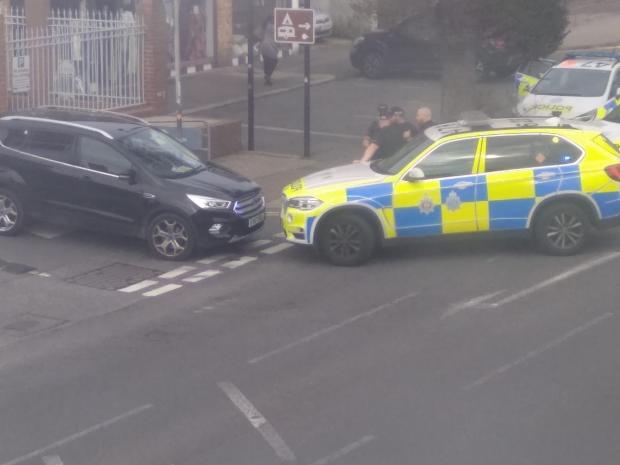 The Argus: Armed police at the scene