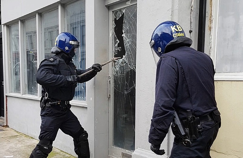 Police raided Kevin McCabes home in Merseyside. Stock image.