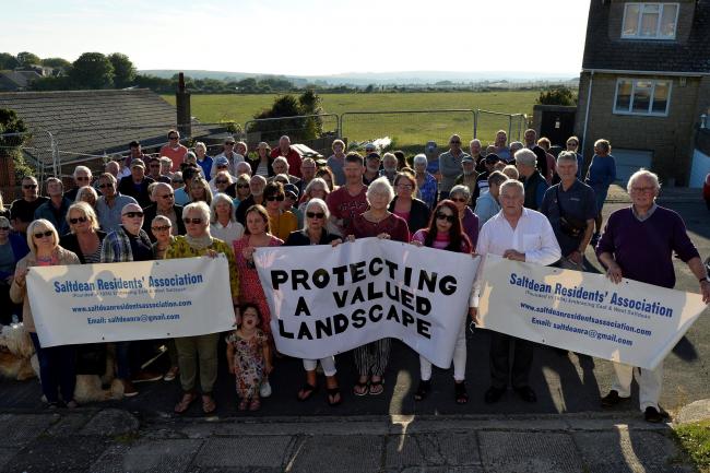 Residents opposed to development in Falmer Avenue, Brighton