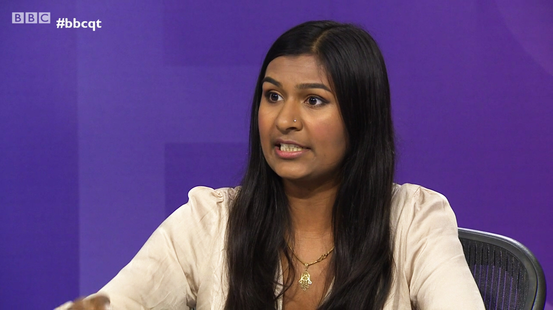 Ash Sarkar stood up to a Question Time audience member who argued immigrants only come to the UK to take advantage of the NHS