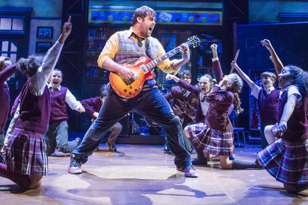 A scene from School Of Rock at New London Theatre. Music by Andrew Lloyd Webber