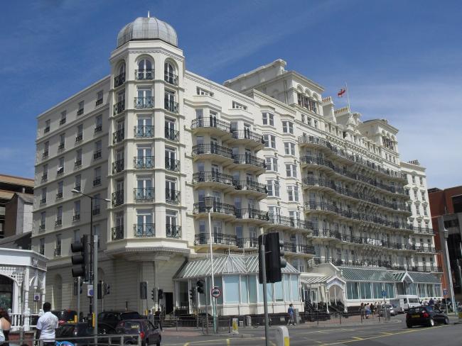 The Grand hotel in Brighton has closed