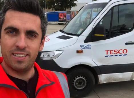 Grounded British Airways pilot Peter Login takes job as Tesco delivery driver Credit BBC South East