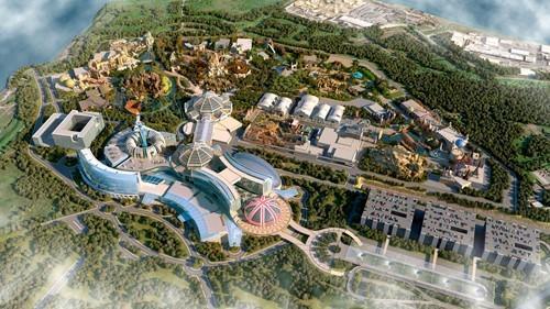 A massive £5bn theme park is planned for Swanscombe
