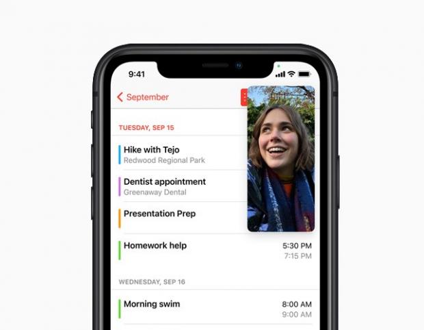 The Argus: With Picture-in-Picture, users can watch a video or take a FaceTime call while using another app. Picture: Apple