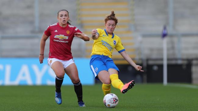 The Women's Super League match  between Manchester United Women v Brighton and Hove Albion Women