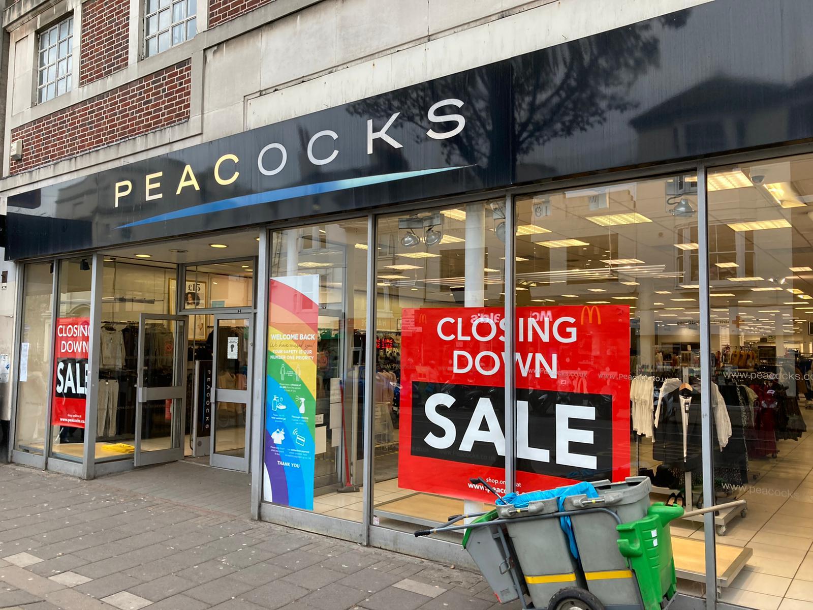 The future of the Peacocks and Jaeger stores in Brighton and Hove is uncertain
