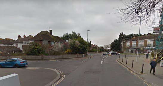 Police are investigating after a despicable mugger left a woman with a 76-year-old woman with a broken jaw in Reigate Road, Worthing
