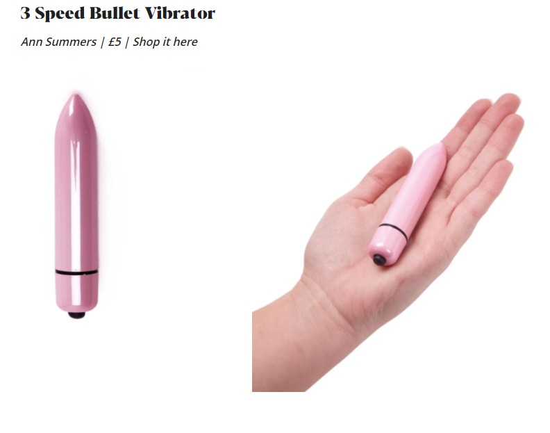 The Speed Bullet Vibrator review on Zoellas website 
