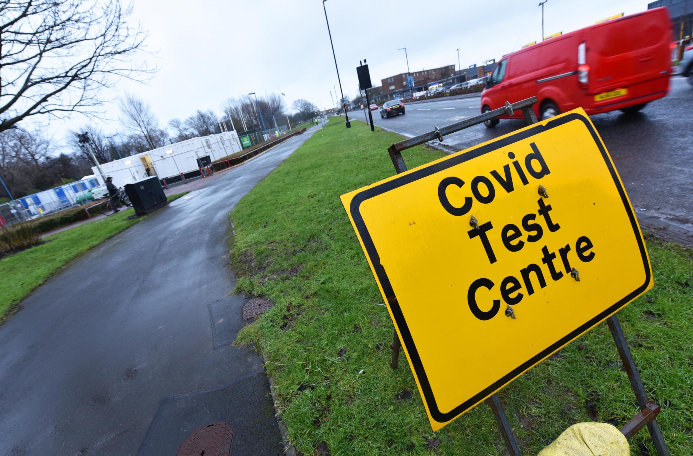 New walk-through Covid test site opens
