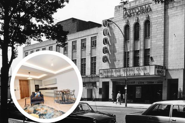 The demolished Astoria Theatre site is now home to the new Rox development (The Argus / All Rox images from Zoopla)