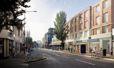 Plans for new student flats in London Road, Brighton