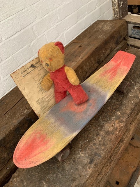 A teddy bear was found at Bishopstone Station in East Sussex and has bee named Fobsy