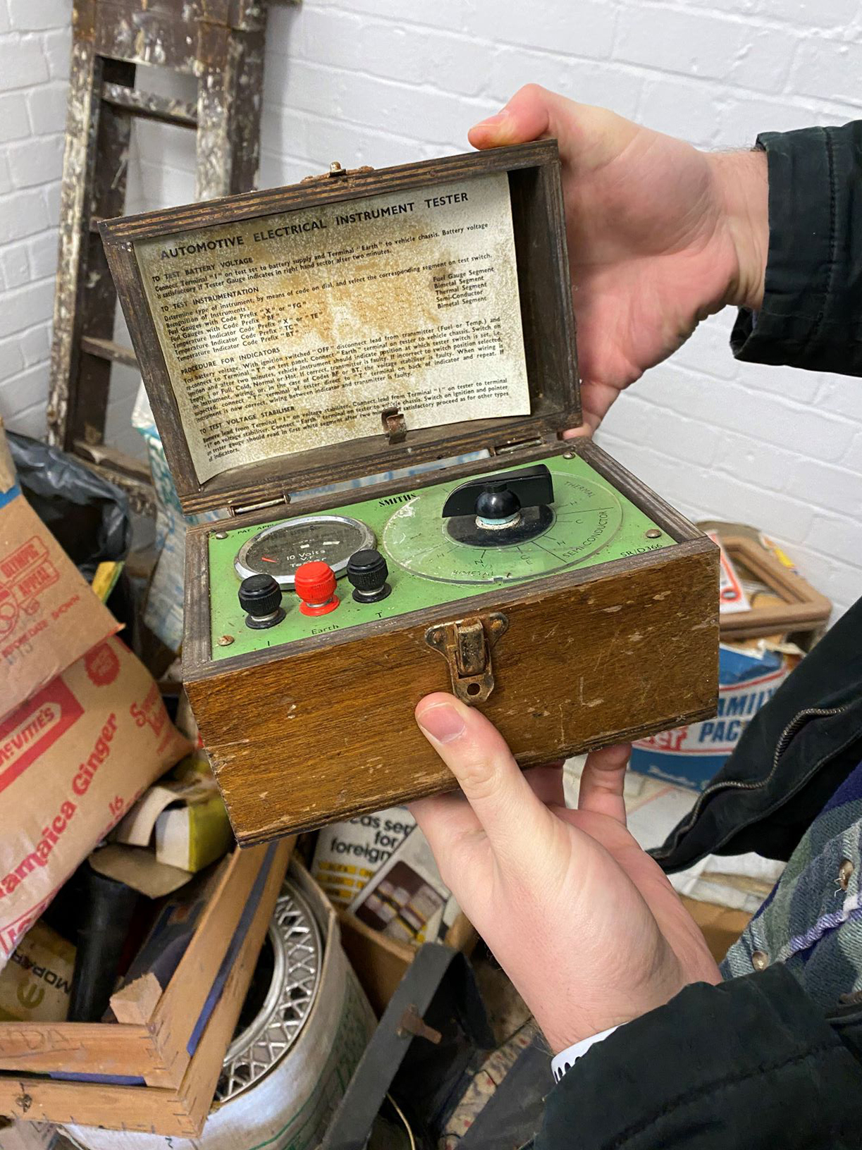 A 1950s ‘automotive electrical equipment tester’ was among the finds at Bishopstone Station in East Sussex