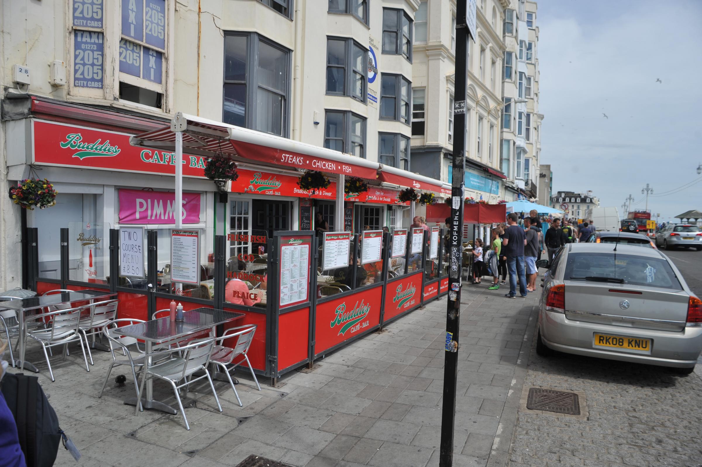 Buddies Cafe Bar Kings Road Brighton