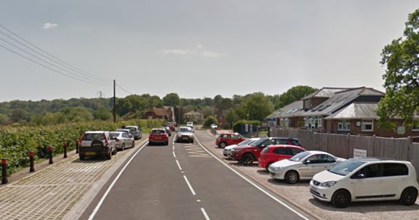 The crash happened on the A259 at Guestling. Google Map picture