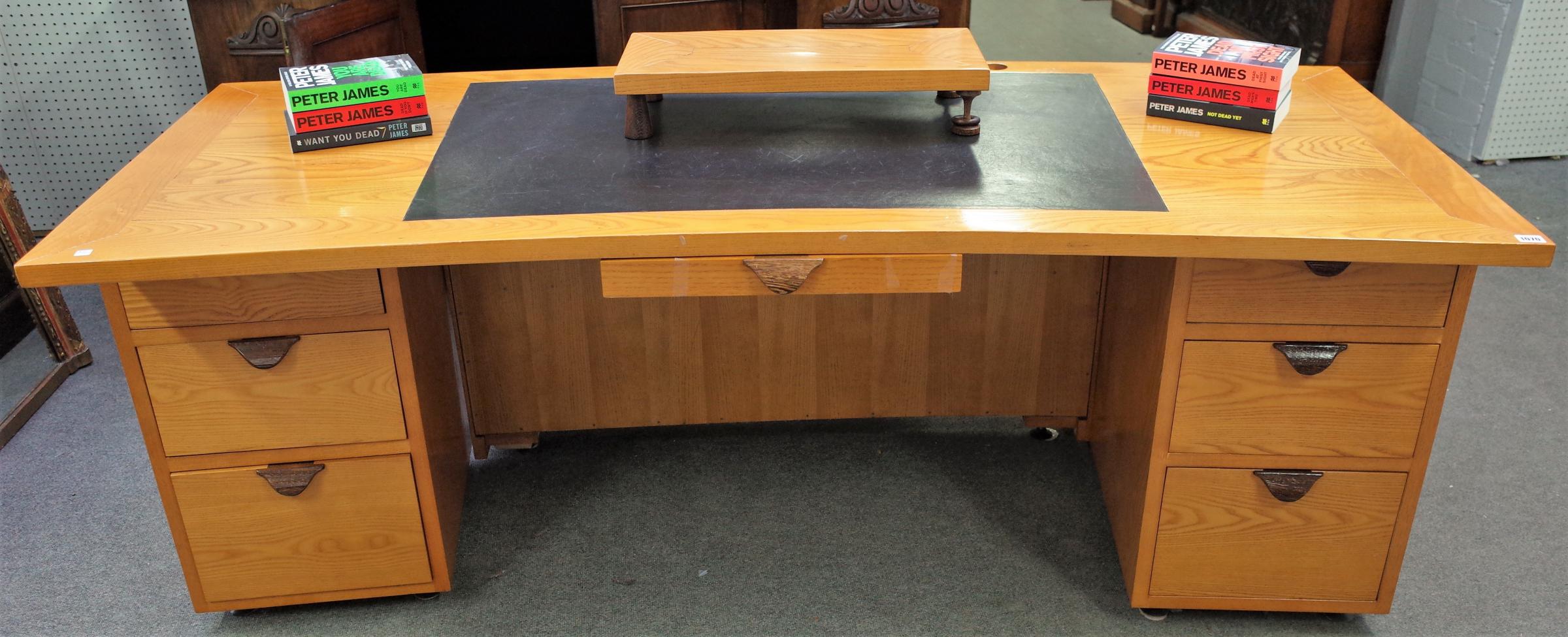 Author Peter James is selling the desk where he wrote many of his famed books in an auction