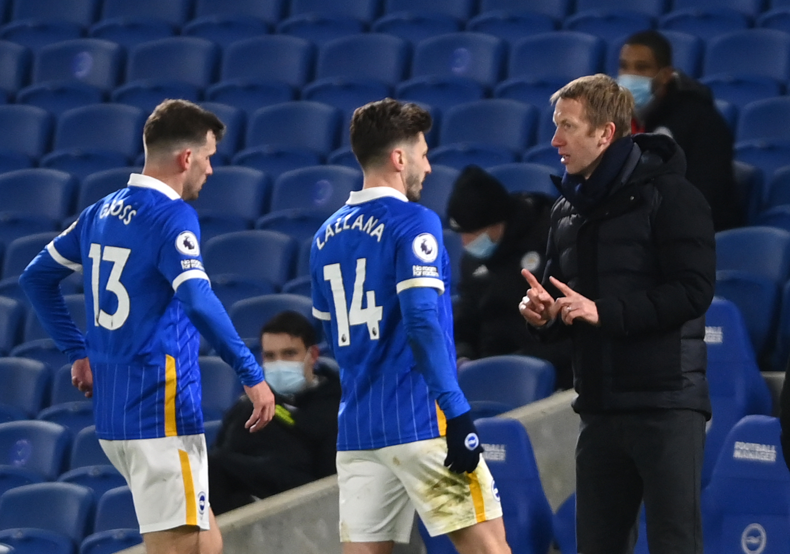 Brighton and Hove Albion fans blame Graham Potter