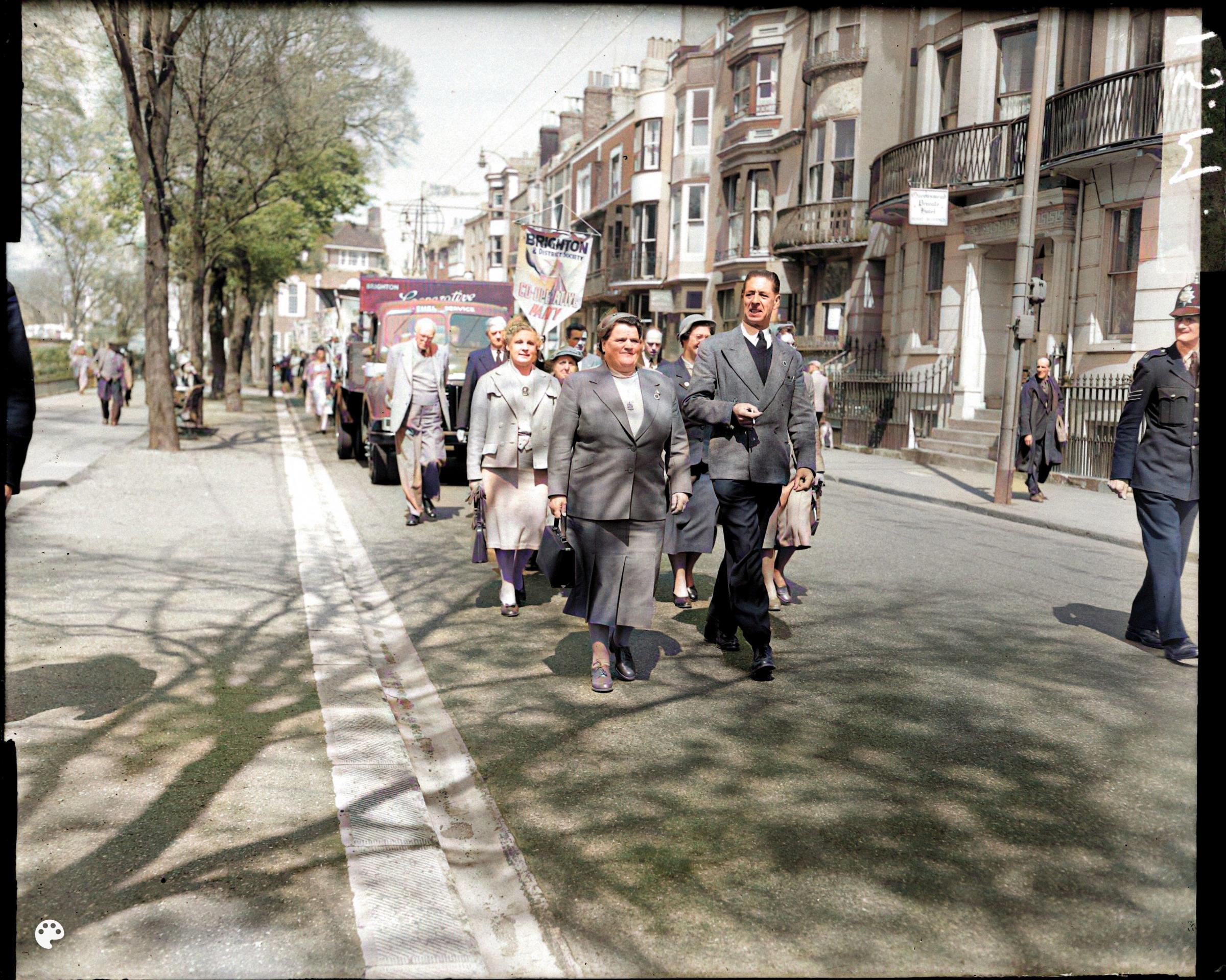 A march through Brighton, 1952