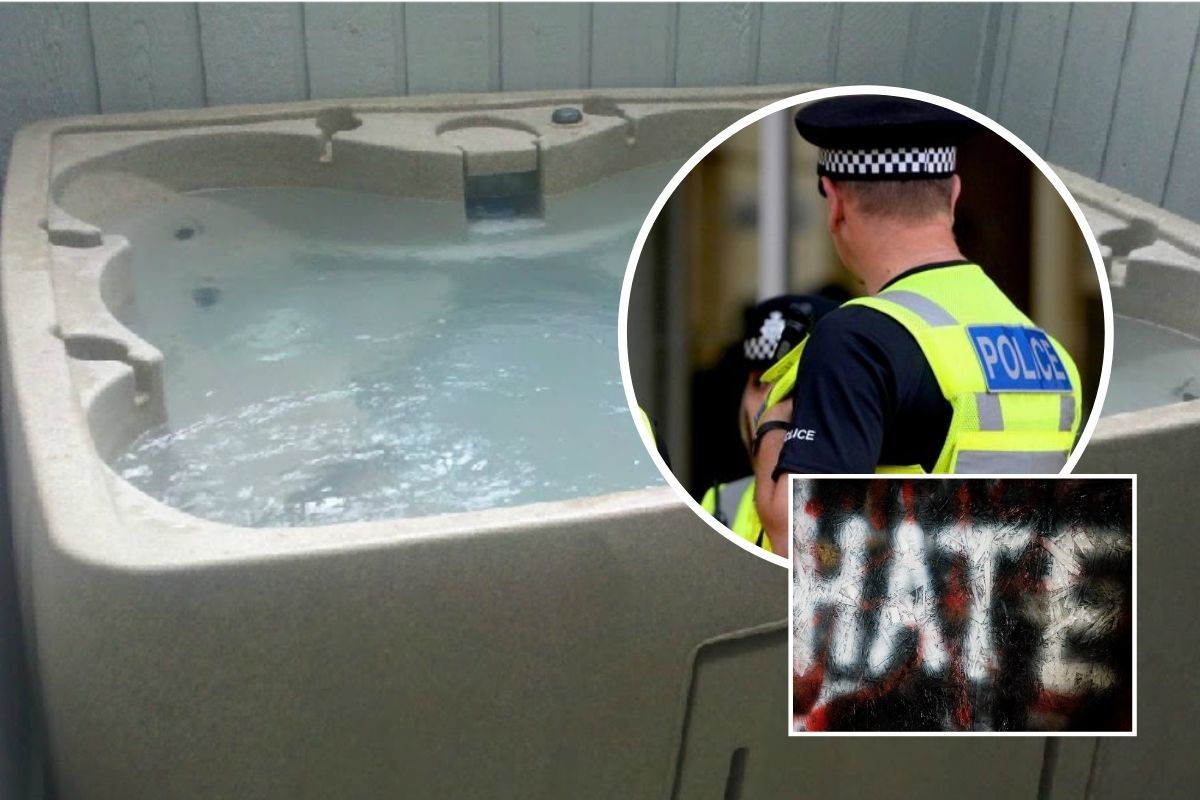 Sean Cannon spouted racist abuse at a neighbour in Worthing from his hot tub