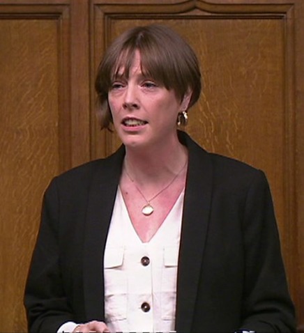 Labour MP Jess Phillips in Parliament