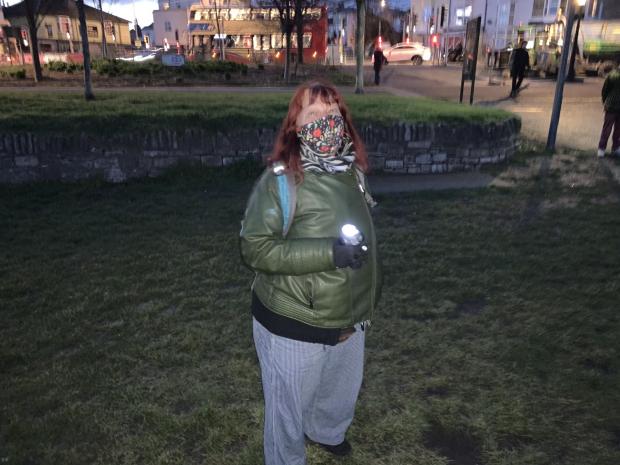 The Argus:  Sarah Furse also took part in the "Ring of Light" vigil 