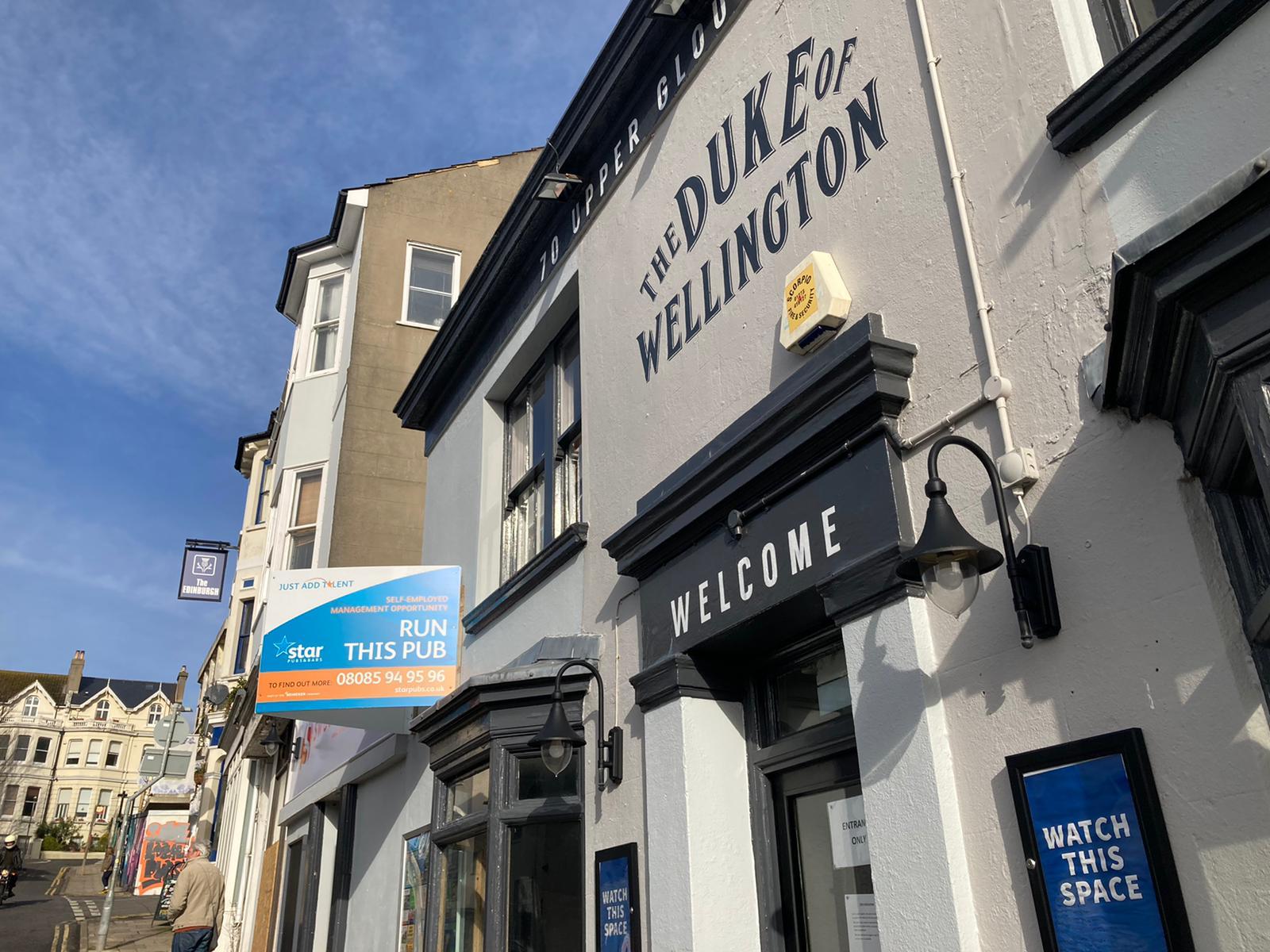 The Duke of Wellington pub in Upper Gloucester Road, Brighton