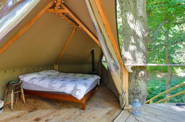 The Undercover Woodland Treehouse in West Sussex