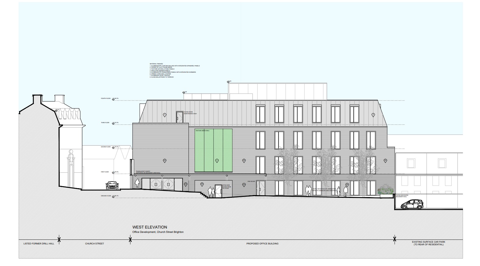 Plans to build four-storey office block in Brighton city centre