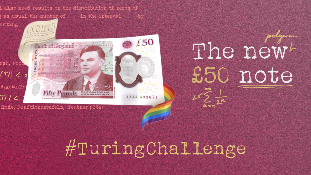 The new £50 note will feature Alan Turing