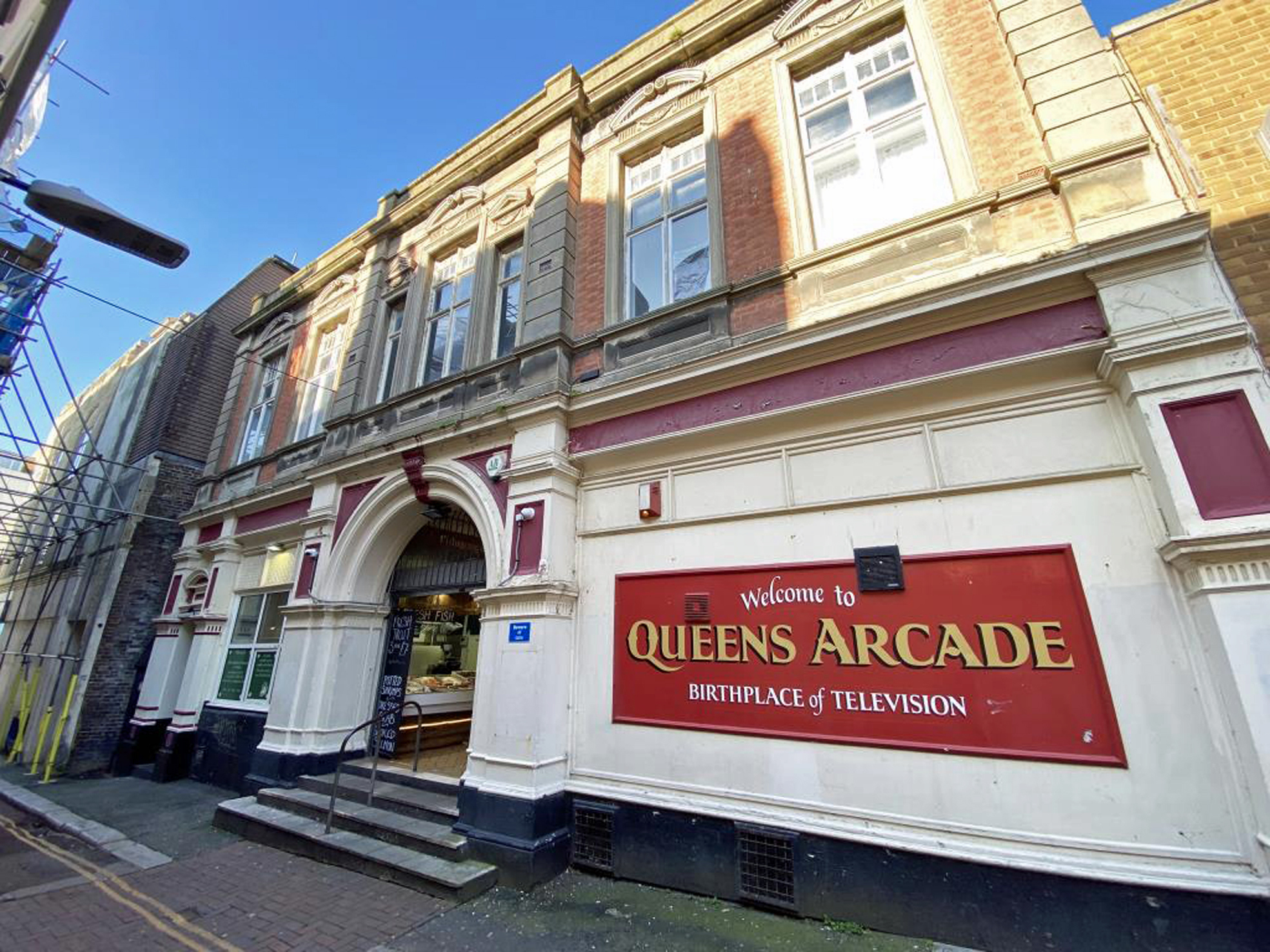 This historic shopping arcade in Hastings with close links to the birth of television was sold at auction