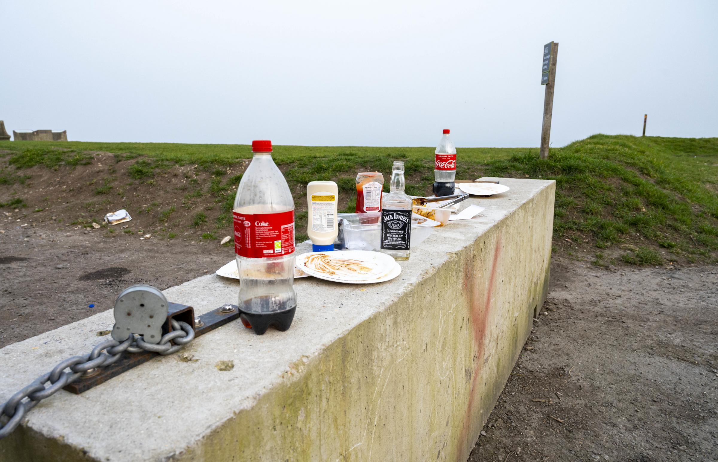 Litter louts strike at Sussex beauty spots 