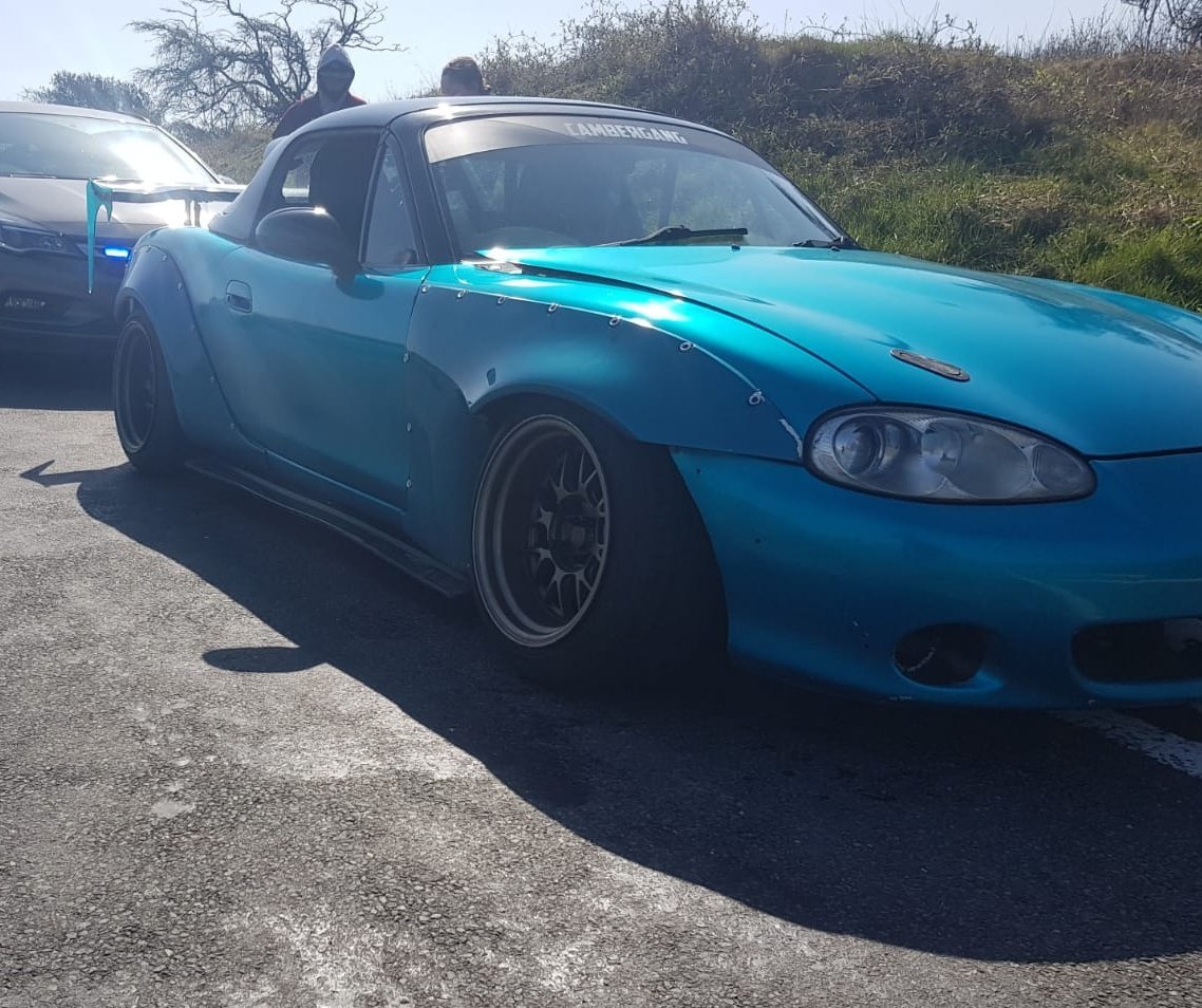 A car was seized during a large car meet at Beachy Head Credit: Eastbourne Police