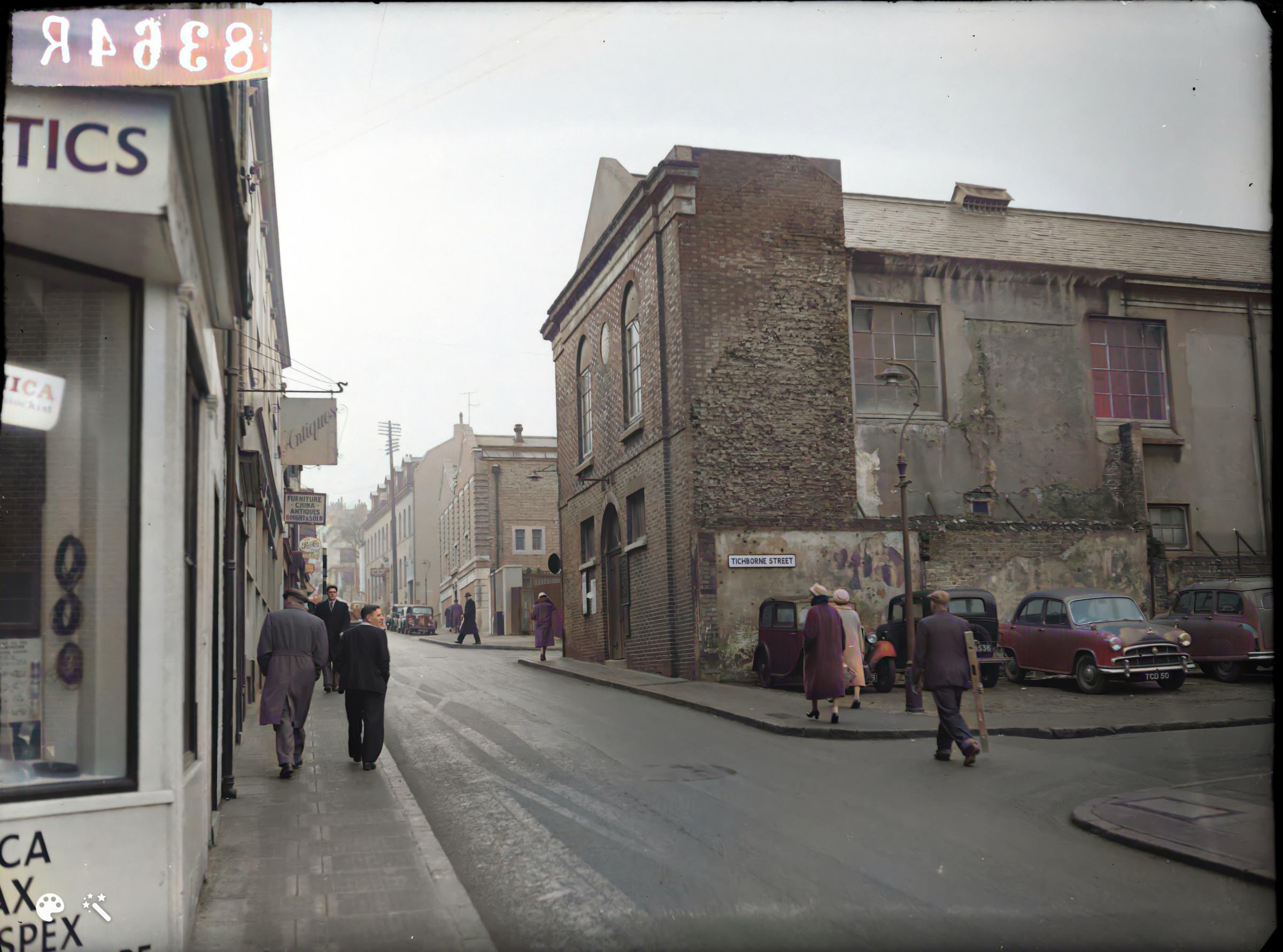Tichborne Street, Brighton, in 1960