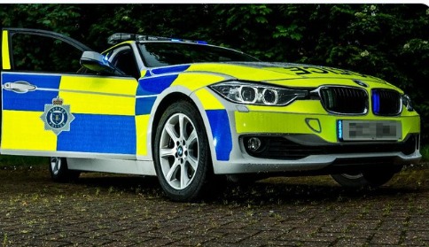Sussex Polices Roads Policing Unit was called in. Stock image