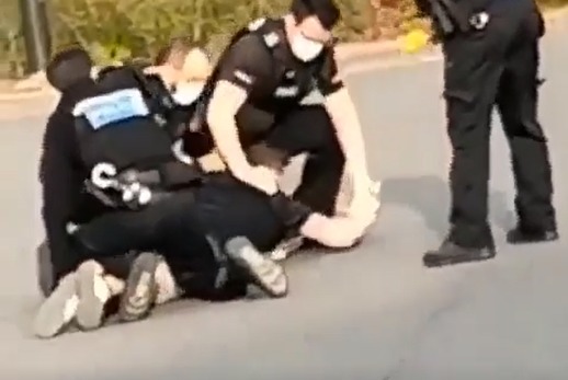 A man was Tazered and arrested in Langley Green, Crawley Credit - Spotted: Sussex