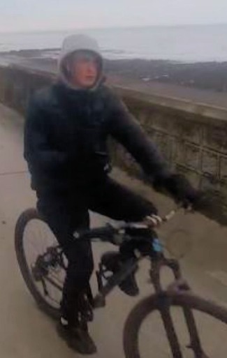 Two young suspects are wanted over an incident at undercliff in Saltdean where a pensioner was kicked off his bike and suffered a broken hand