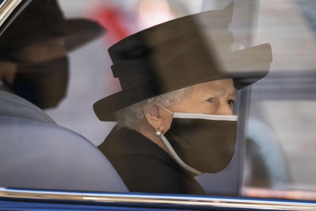 The Queen arrives for the Duke of Edinburgh's funeral, as it was reported that two parties were held at Downing Street the previous evening