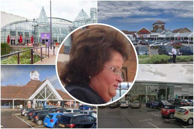 Refund fraudster Patricia Phillips was back in court for a spree of dodgy claims at Tesco stores in Sussex, at Bluewater, and at Next in Basildon