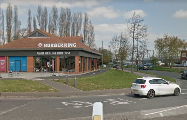 The incident unfolded at the car park of Burger King in Shripney Road, Bognor