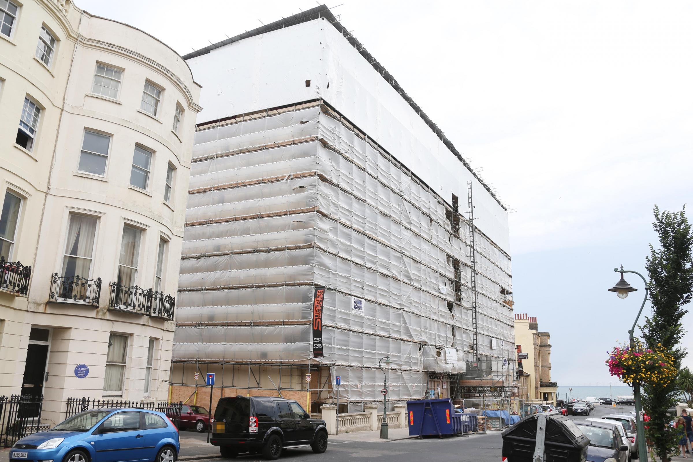 John Spiller has been charged with gross negligence manslaughter over the death of Graham Tester at the former Lansdowne Place Hotel in Brunswick Street, Hove