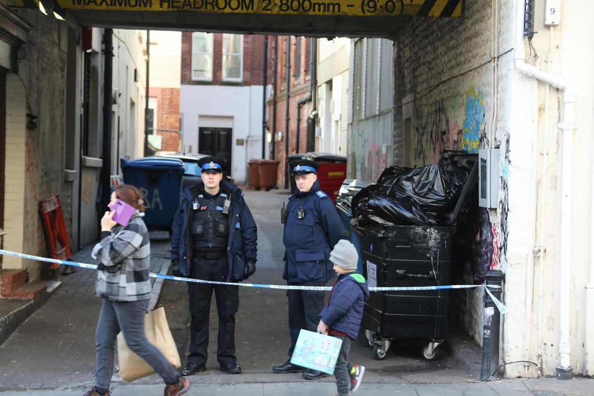 Police discovered the body at an unused city centre building following a report of concerns for a perso